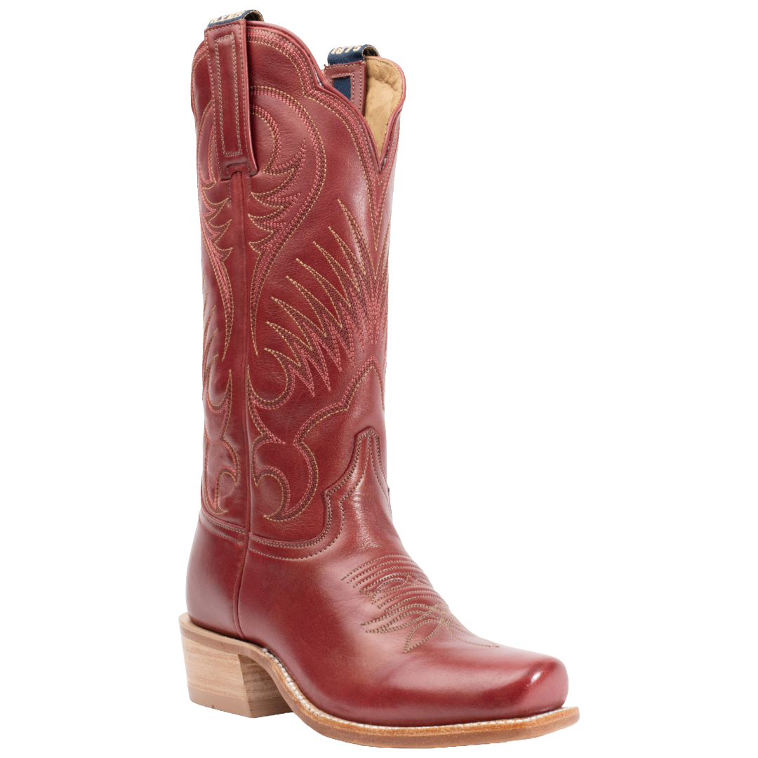 HYER Ladies Leawood Red Cowhide Leather Western Boot HW42017
