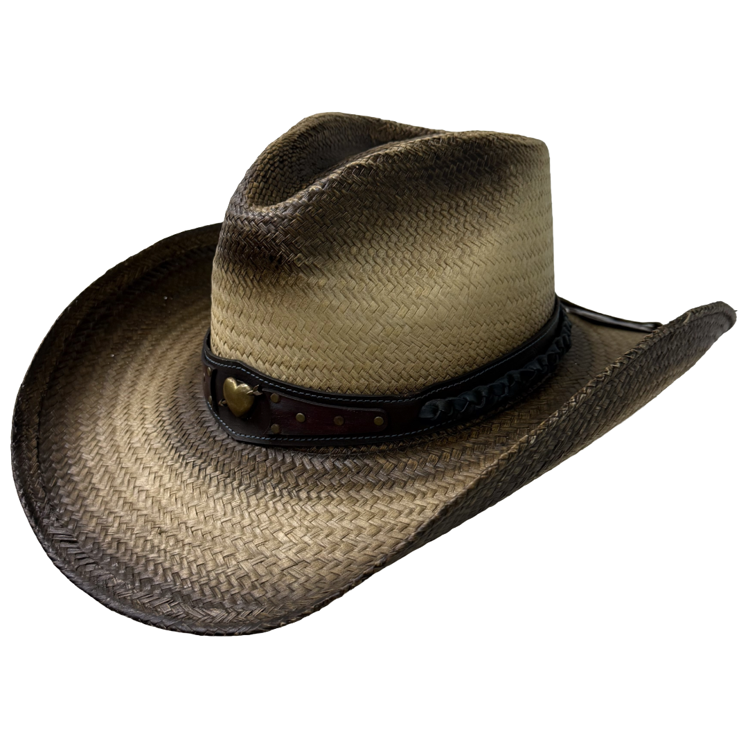 Austin Handmade Hats Montana Natural Tan Straw Hat 05-1207