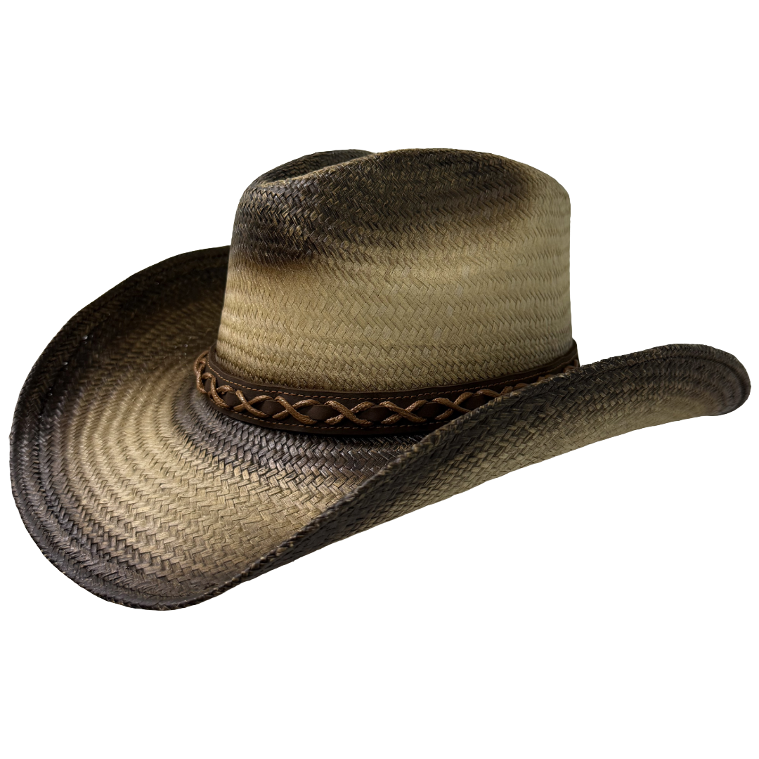Austin Handmade Hats Natural Whipstitch Straw Hat 05-1217-2