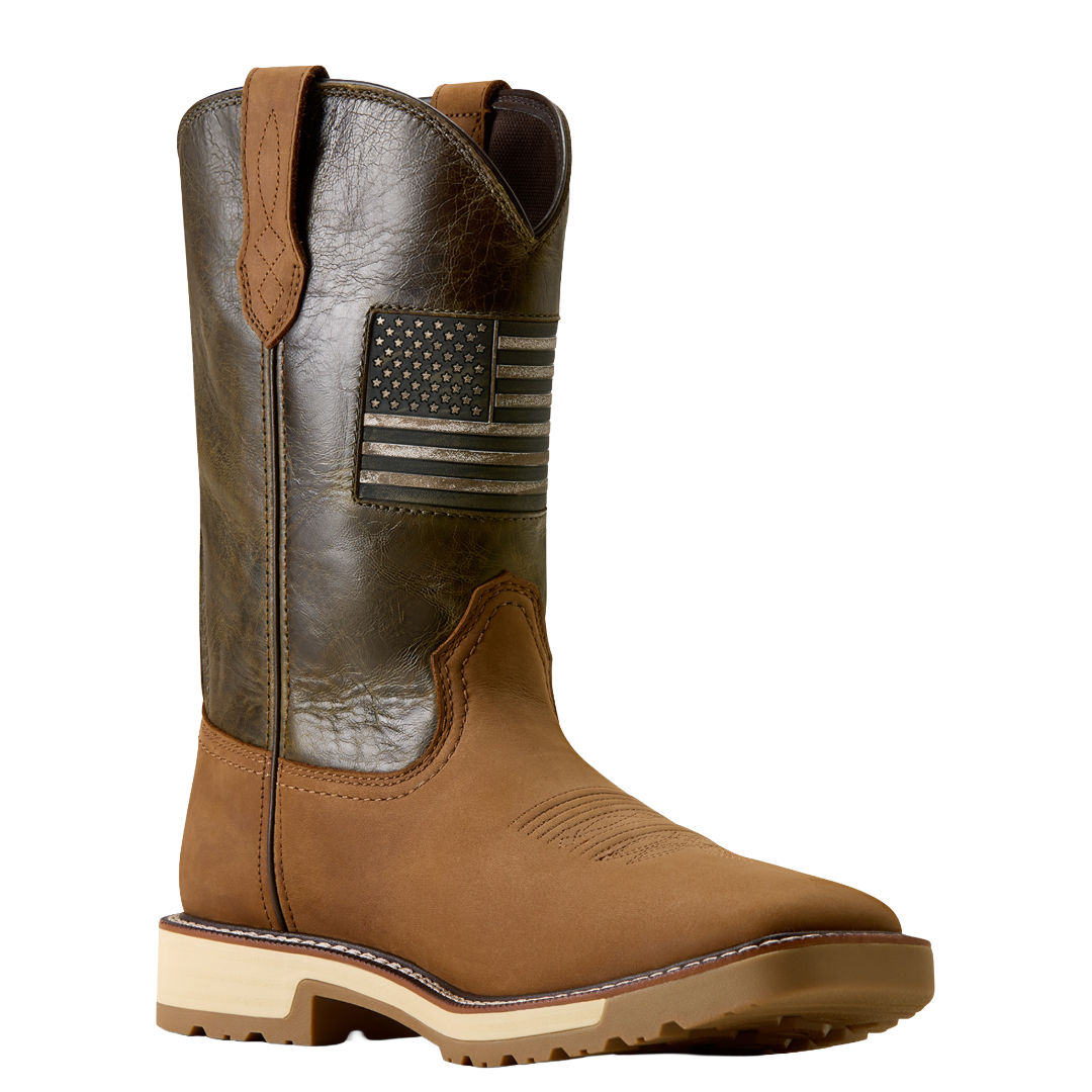 Ariat Men's Activator Patriot Wide Square Toe Work Boot 10079675