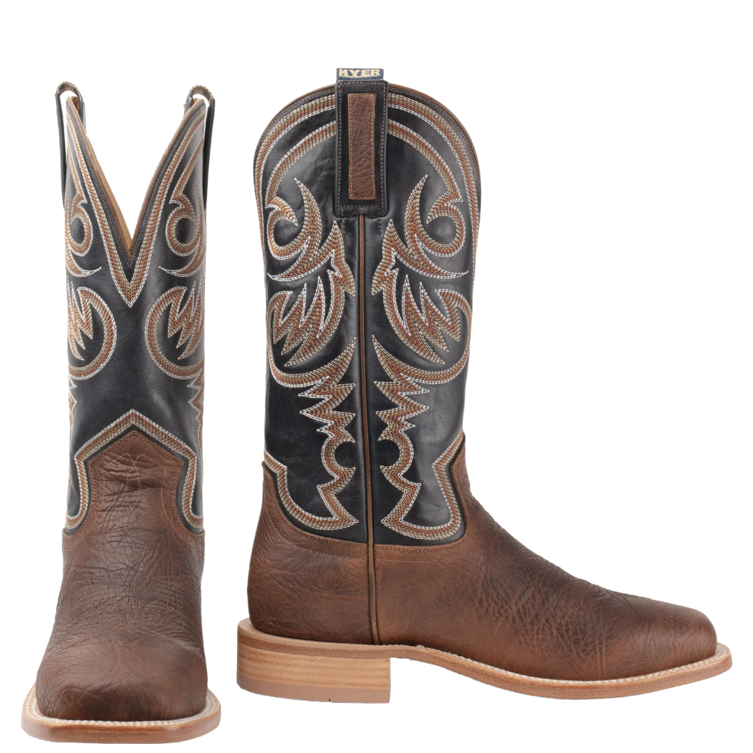 HYER Men's Sawyer Brown Leather Western Boot HM11030