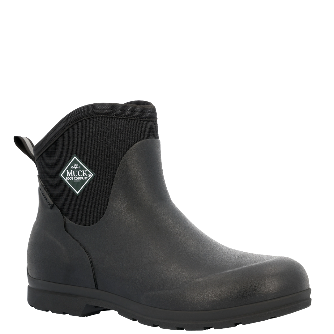 Muck Men's Originals Excursion Black Pull On Ankle Boot MOEM000