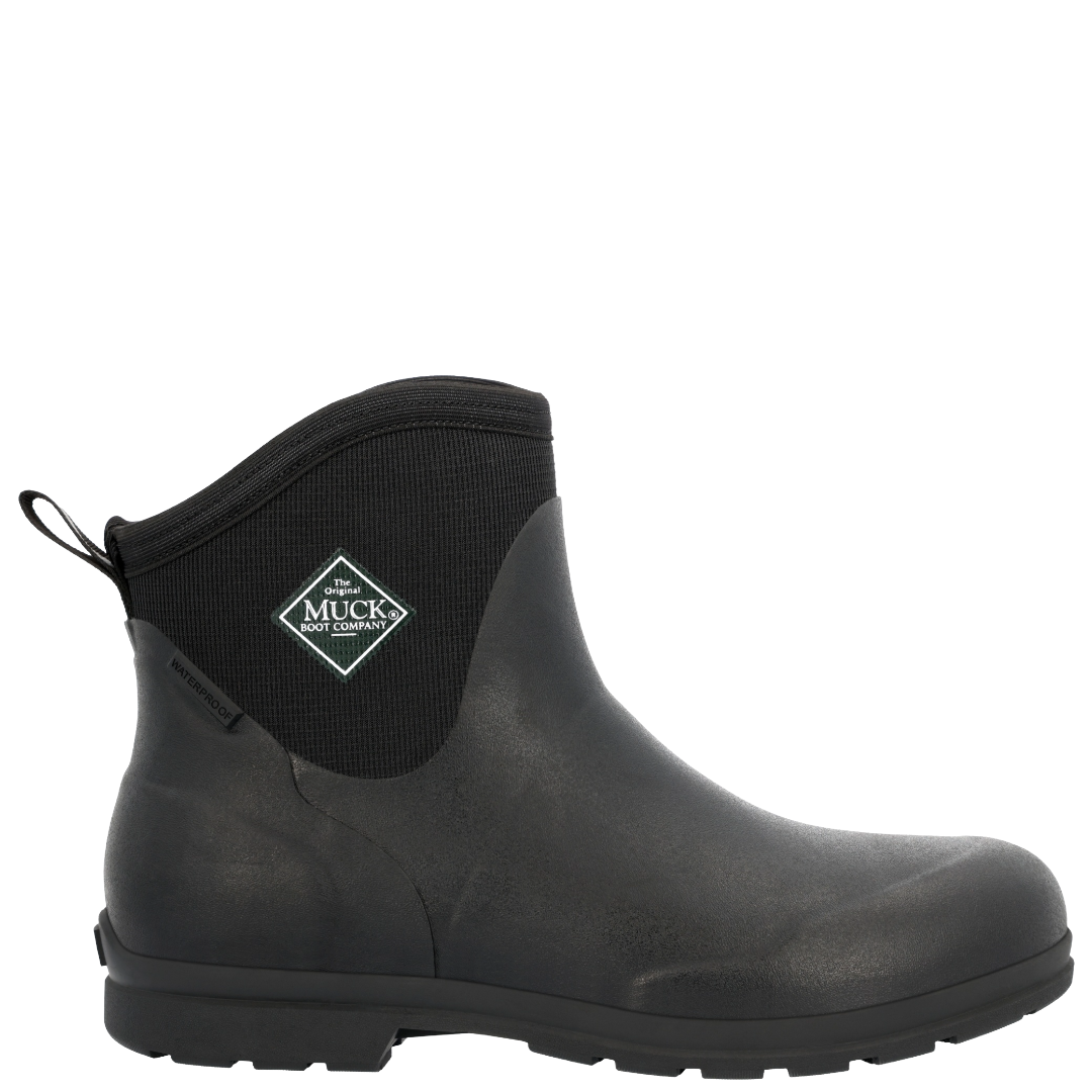 Muck Men's Originals Excursion Black Pull On Ankle Boot MOEM000