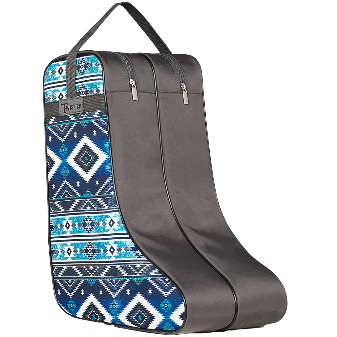 Twister Southwest Diamond Black Boot Bag 0412327