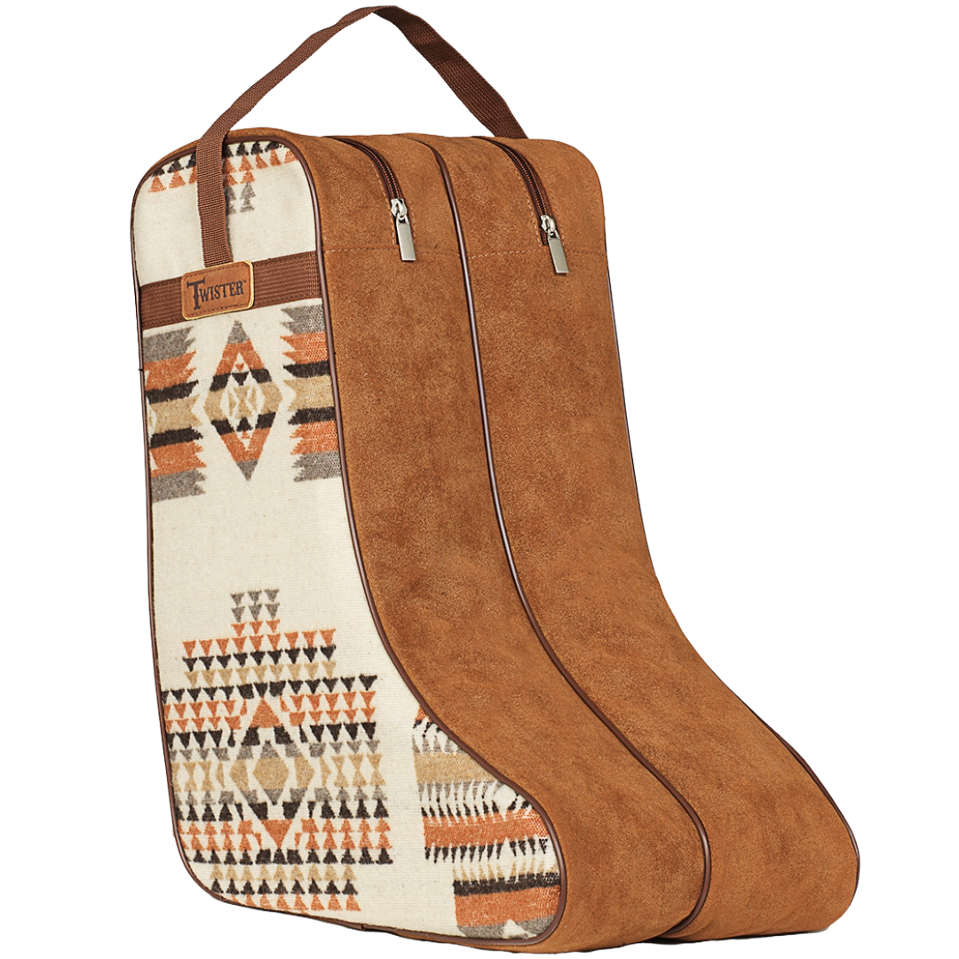Twister Southwest Diamond Camel Brown Boot Bag 04116138