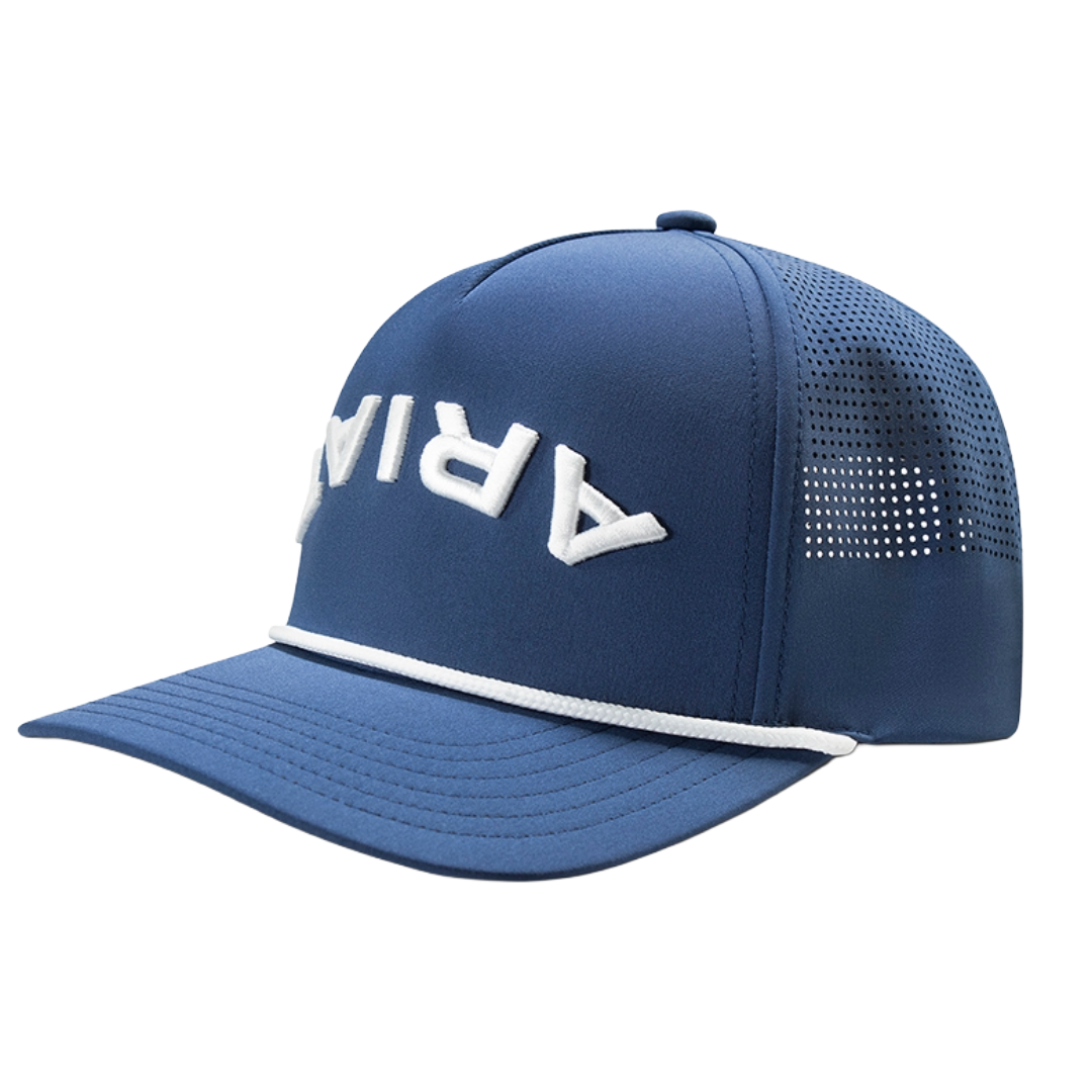 Ariat Men's Navy Blue Upside Down Logo Trucker Cap A300095303