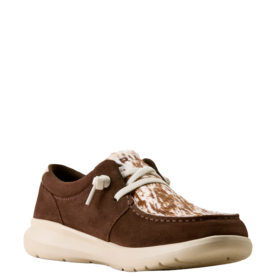 Ariat Ladies Hilo Coffee Bean Suede Shoe 10080390