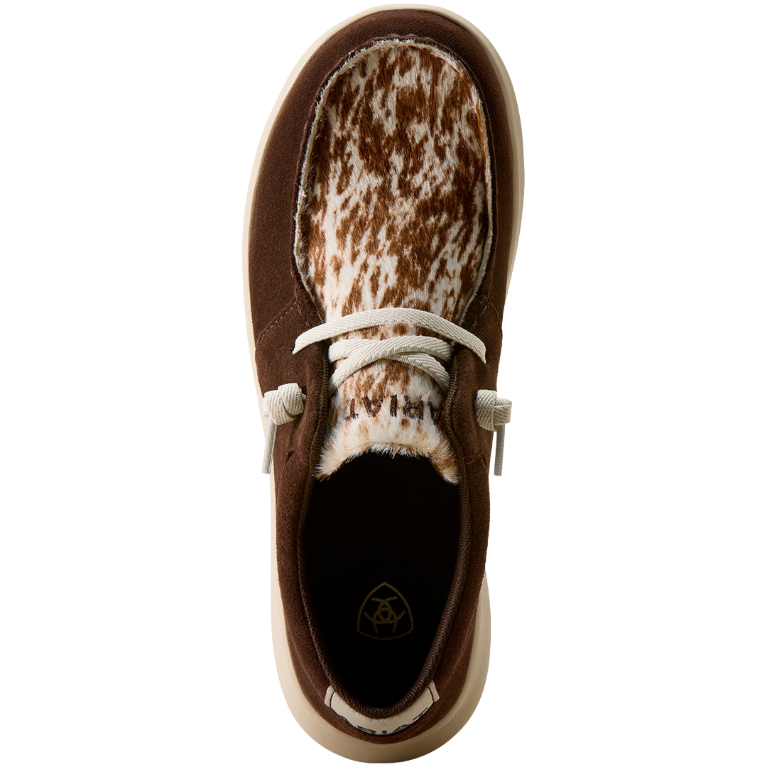 Ariat Ladies Hilo Coffee Bean Suede Shoe 10080390