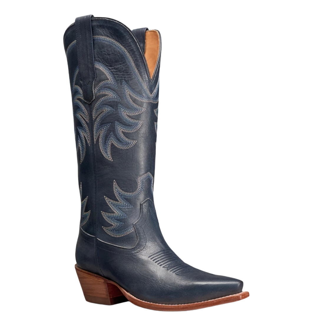 Tecovas Ladies The Annie Atlantic Blue Cowhide Boot 21098ATB