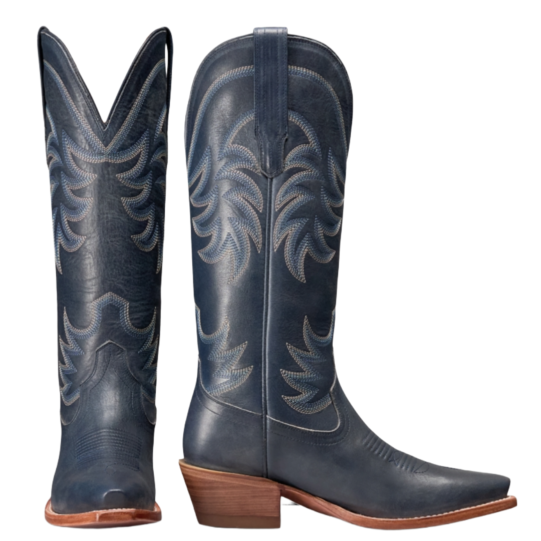 Tecovas Ladies The Annie Atlantic Blue Cowhide Boot 21098ATB