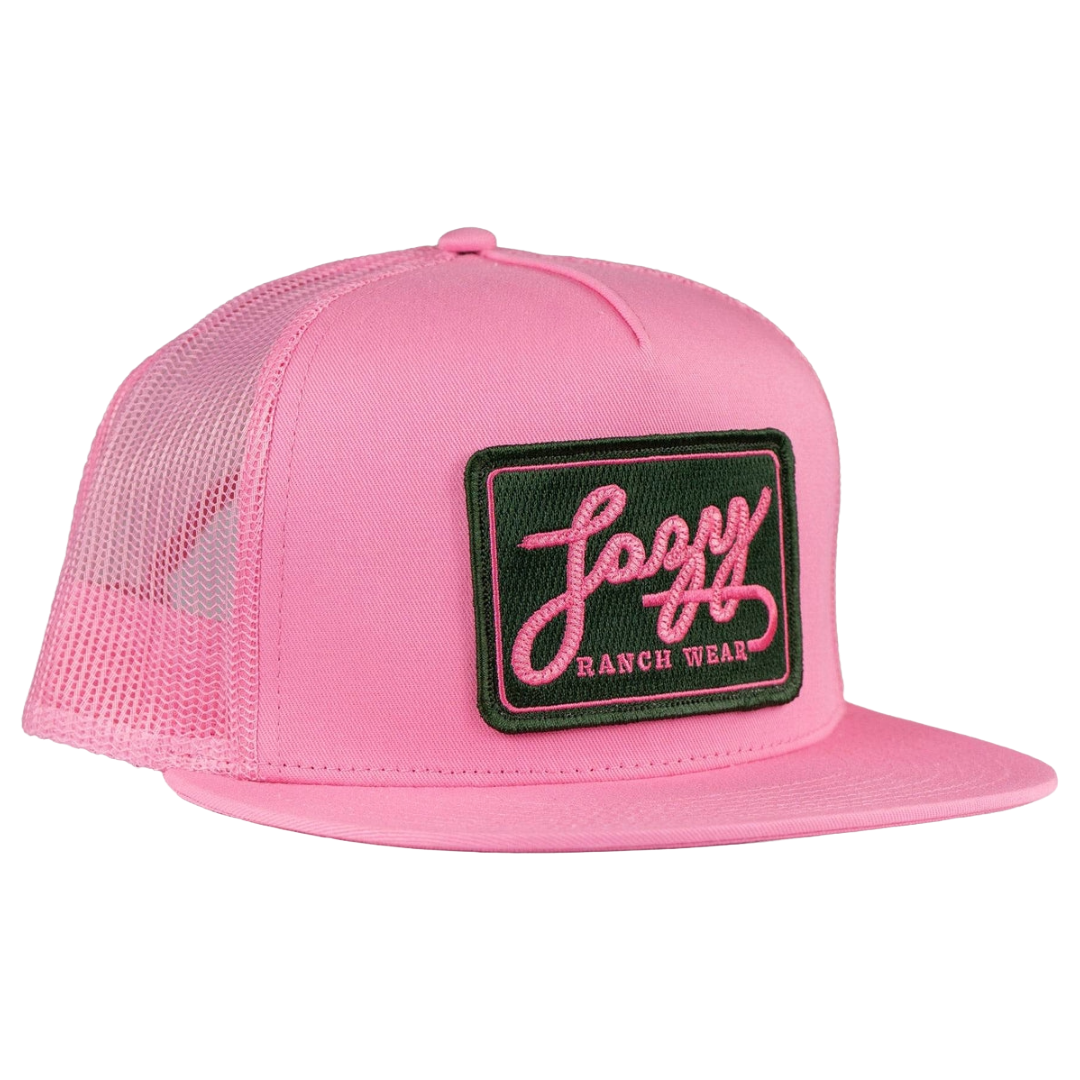 Lazy J Ranch Pink Breakaway 5 Panel Trucker Cap PINK4-BA-PNK