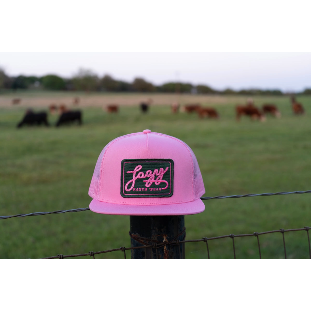 Lazy J Ranch Pink Breakaway 5 Panel Trucker Cap PINK4-BA-PNK