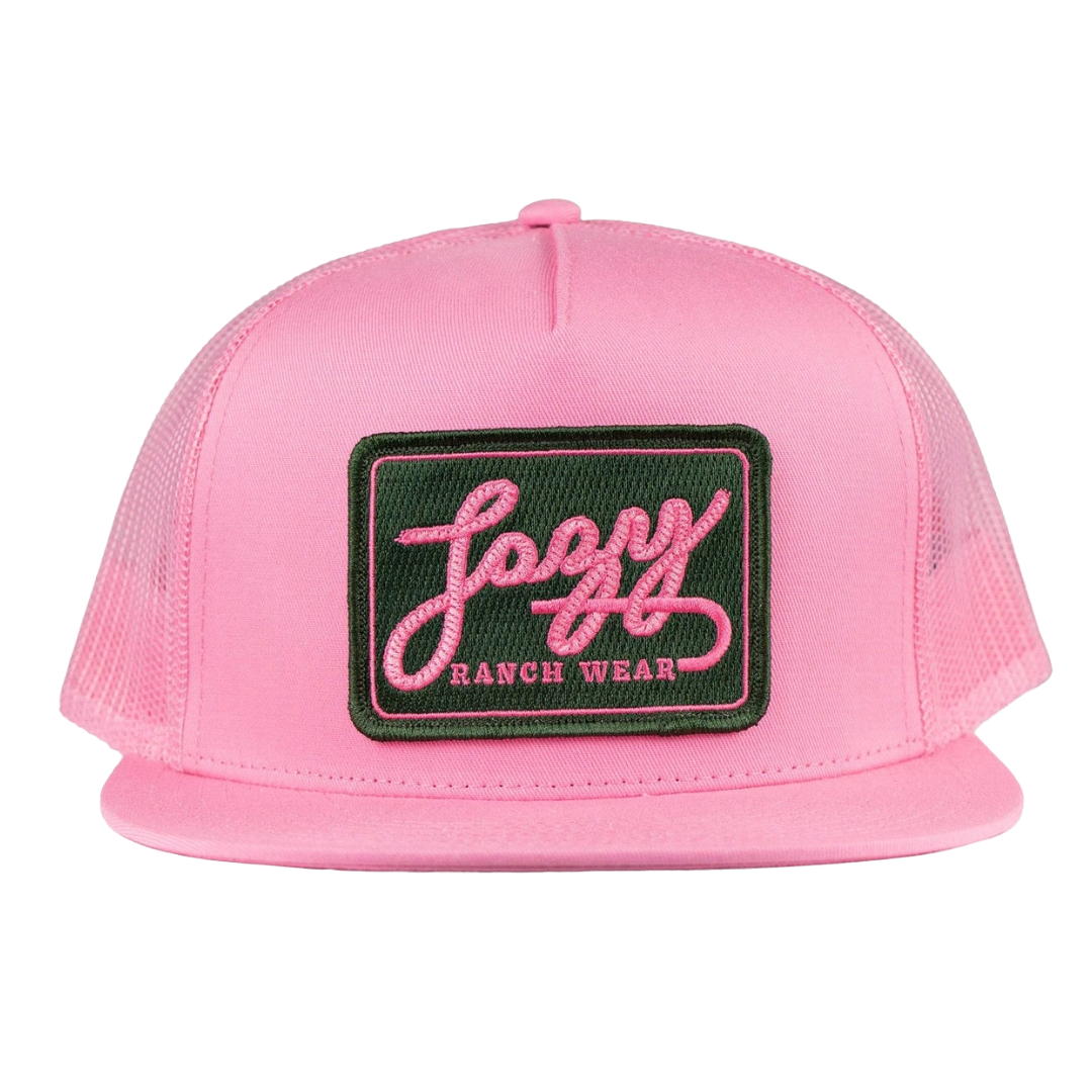 Lazy J Ranch Pink Breakaway 5 Panel Trucker Cap PINK4-BA-PNK
