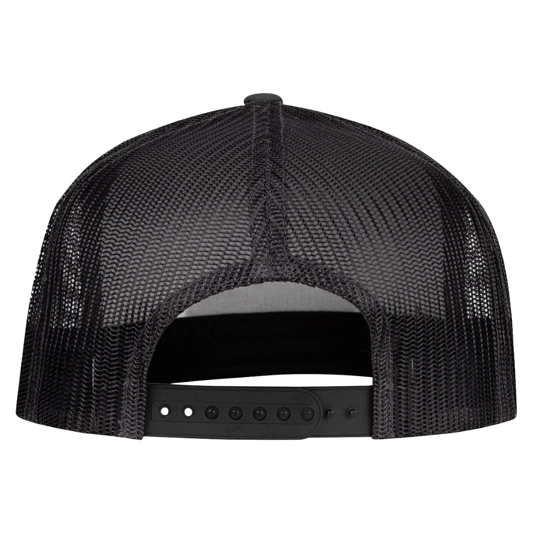Lazy J Ranch Charcoal Grey Elevation 5 Panel Trucker Cap GRYGRY4ELEV