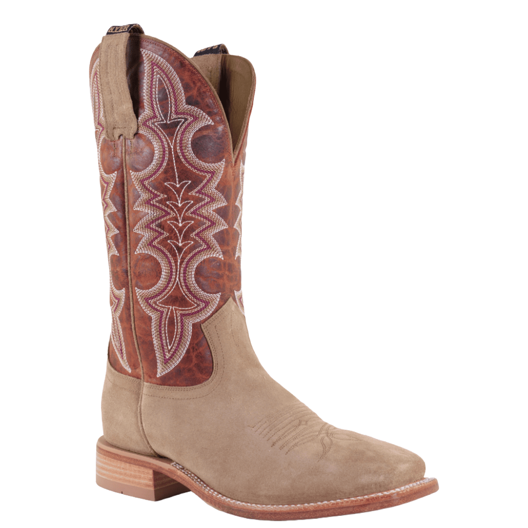 HYER Men's Holton Tan Roughout Leather Western Boot HM11020