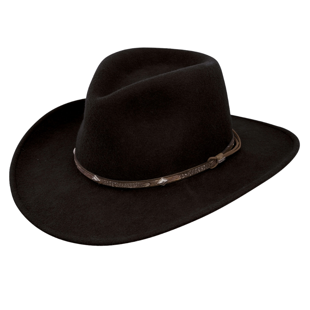 Stetson Mountain Sky Crushable Black Outdoor Hat SWMTSK-813207
