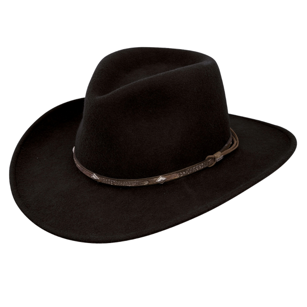 Stetson Mountain Sky Crushable Black Outdoor Hat SWMTSK-813207