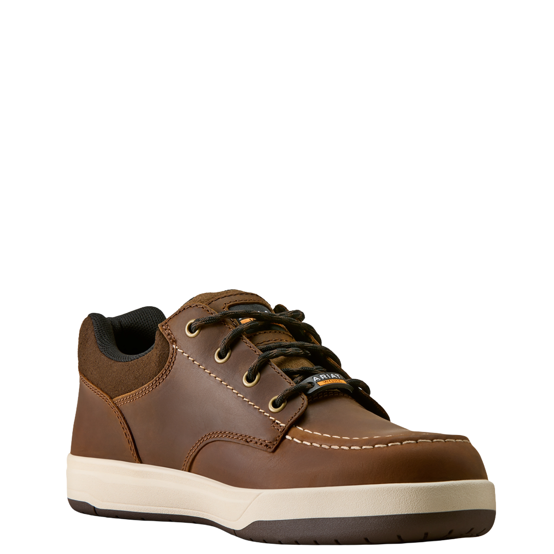Ariat Men's Outmatch Distressed Brown Composite Toe Work Shoe 10080332