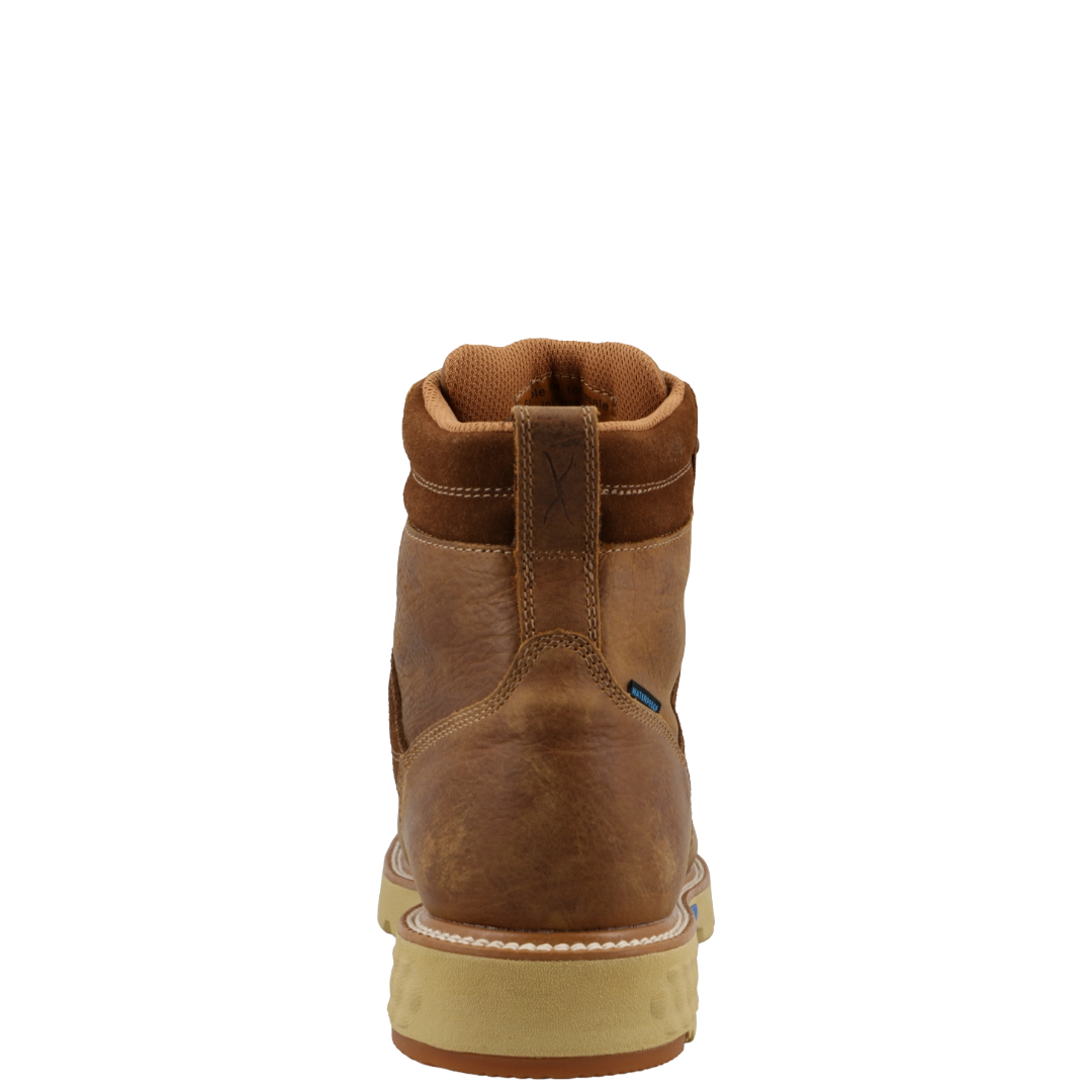Twisted X Men's Worn Saddle Brown 6" Work Boot MXCNW15