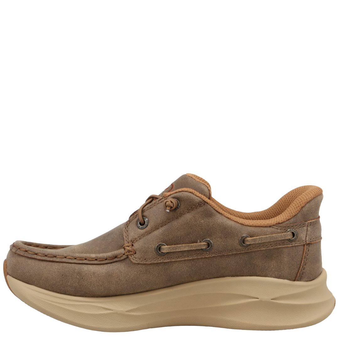 Twisted X Ladies EZ On Feather X Bomber Brown Casual Shoe WCAU033