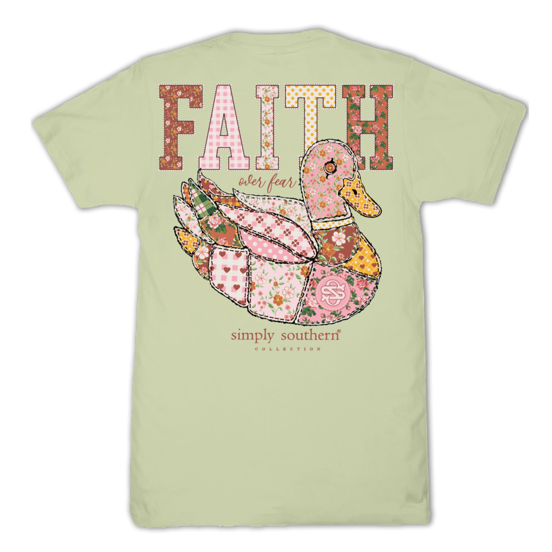 Simply Southern Ladies Green Faith T-Shirt SS-FAITH-FERN