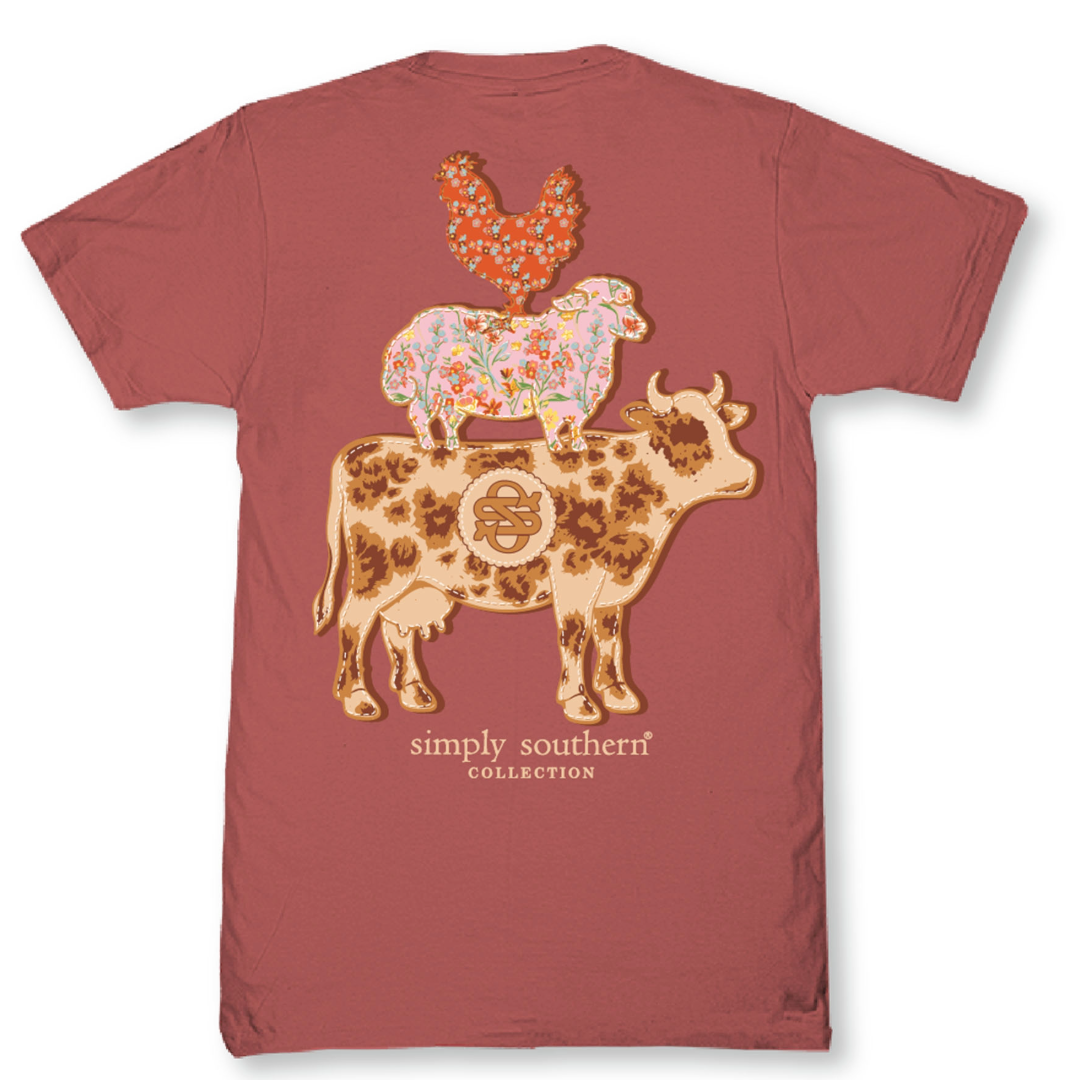 Simply Southern Ladies Farm Maple T-Shirt SS-FARM-MAPLE