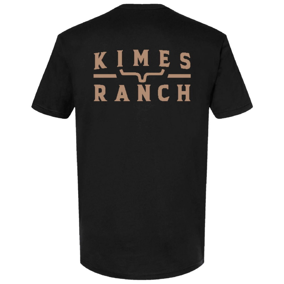 Kimes Ranch Men's Black Back Branded Graphic T-Shirt MSH0000250-BK001