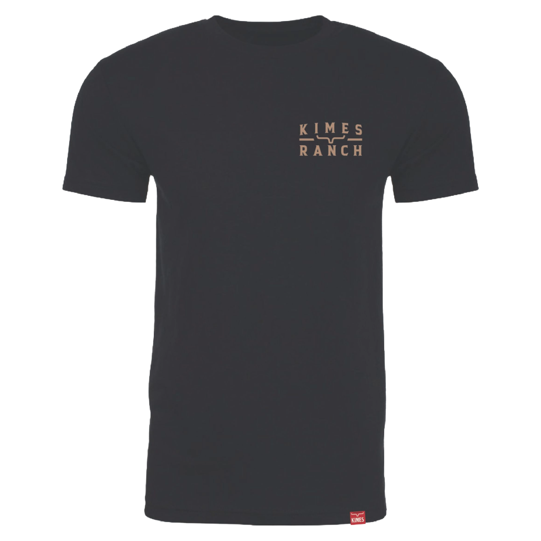 Kimes Ranch Men's Black Back Branded Graphic T-Shirt MSH0000250-BK001