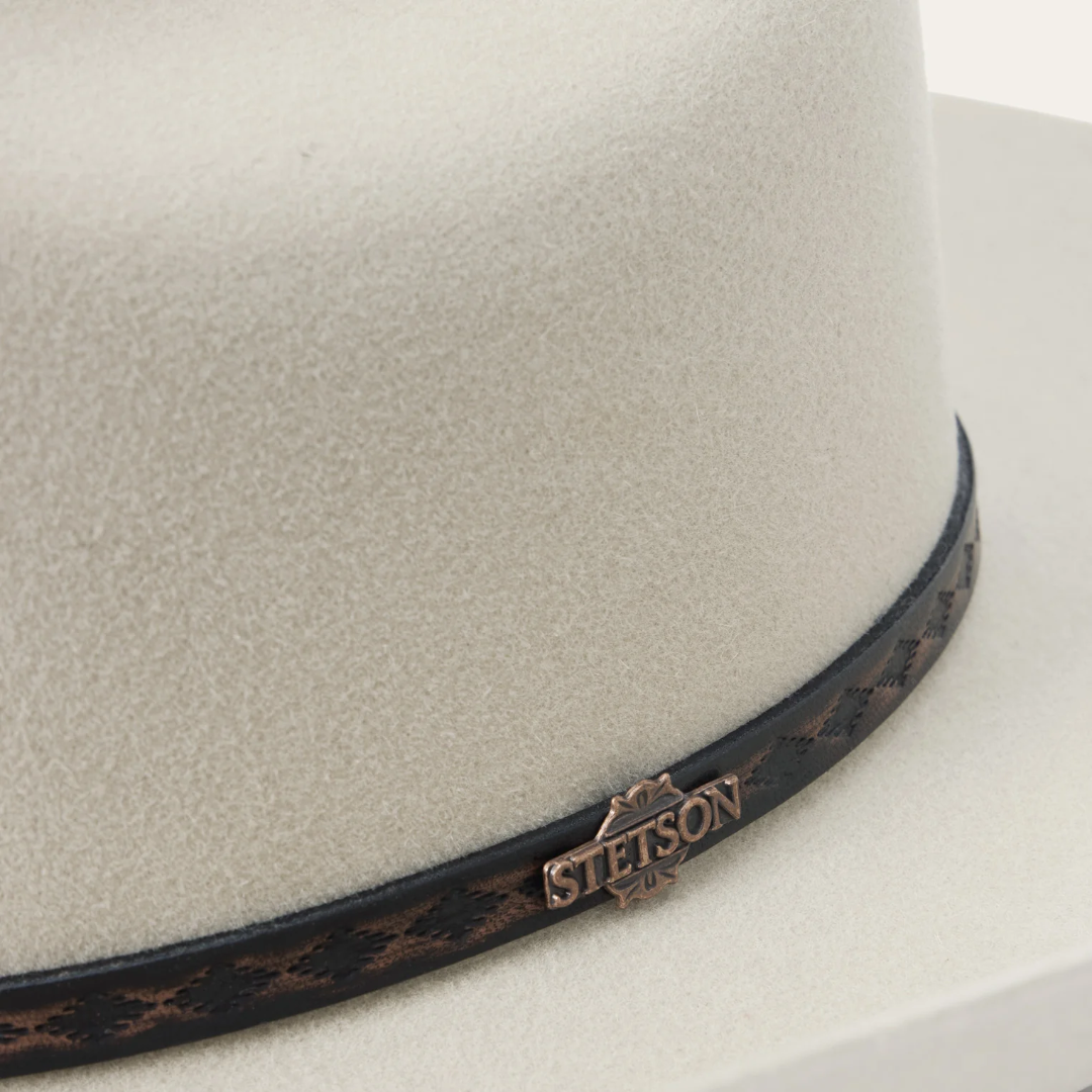 Stetson The Medalist 5X Silver Grey Wool Western Hat SFMEDL-724288