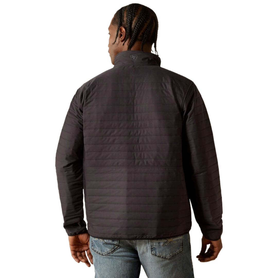 Ariat Men's Wylie Obsidian Black Full Zip Jacket 10079869