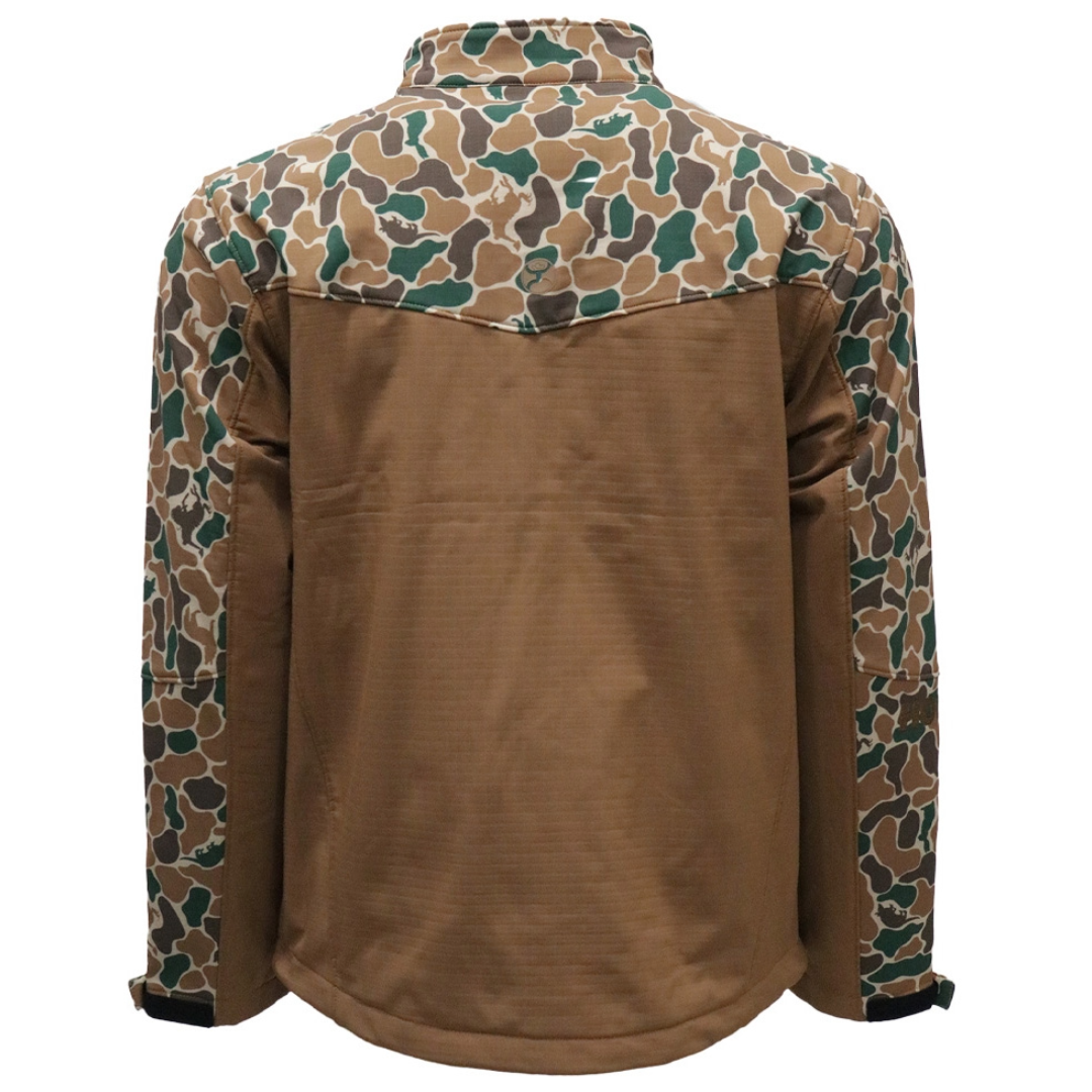 Hooey Men's Jackson Brown & Camo Soft Shell Jacket HJ2669BRCA