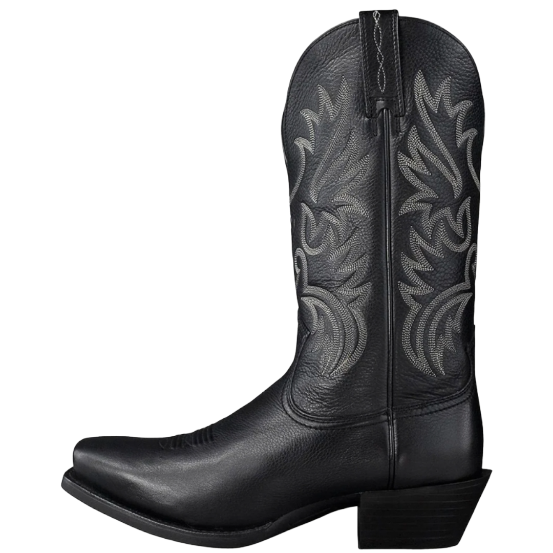 Ariat Men's Legend Black Deertan Leather Western Boot 10002296