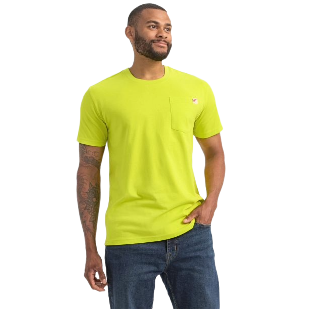 Red Wing Men's Bright Green One Pocket T-Shirt 98472
