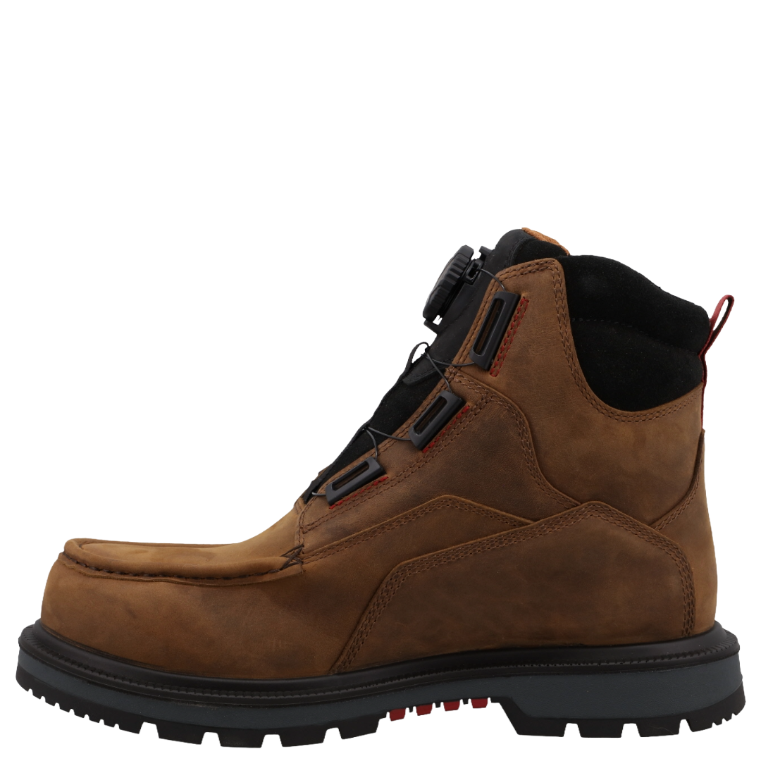 Twisted X Men's 6" Quick Draw Brown & Black Nano Toe Work Boot MDANW02