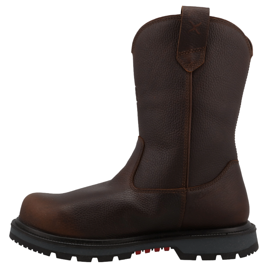 Twisted X Men's Dark Brown 11" Pull On Work Boot MDANW03