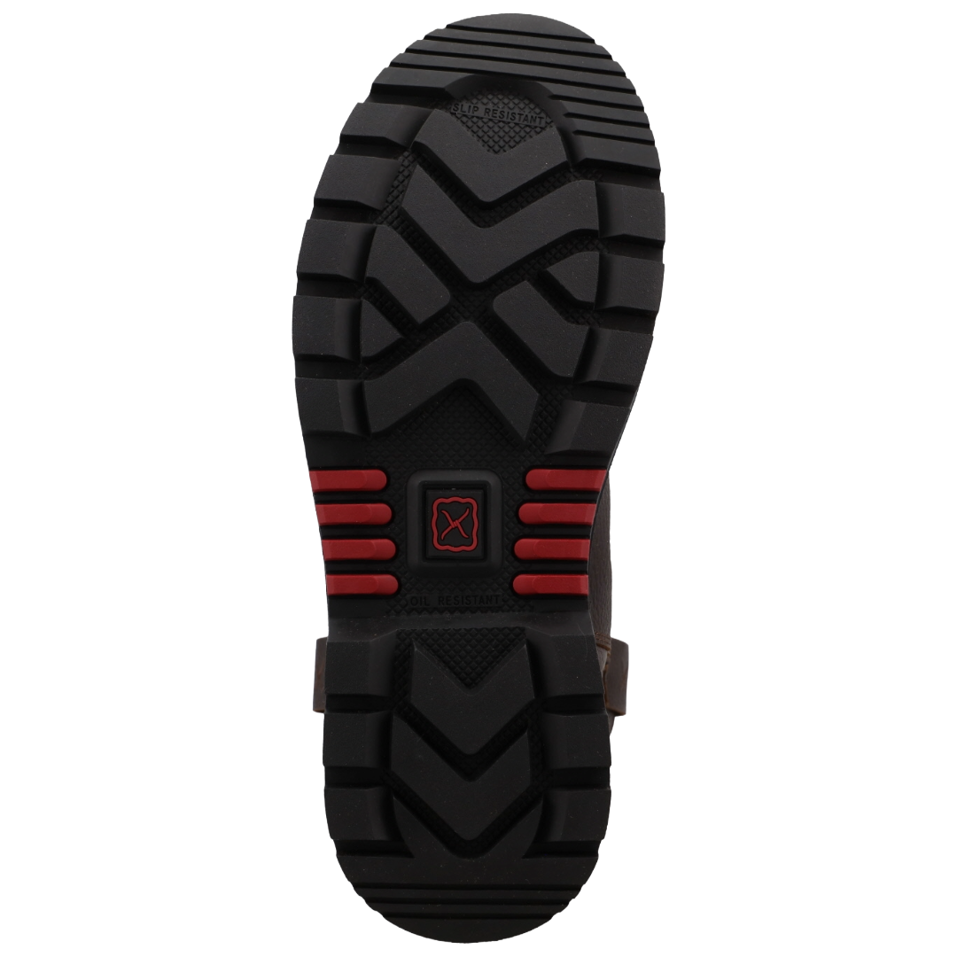 Twisted X Men's Dark Brown 11" Pull On Work Boot MDANW03