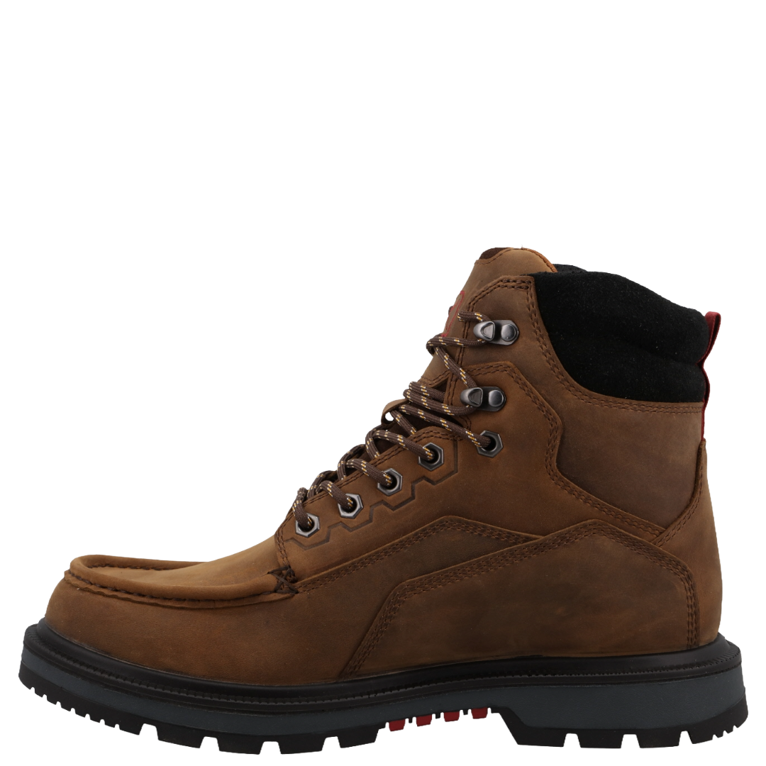 Twisted X Men's Brown & Black 6" Waterproof Work Boot MDAW001