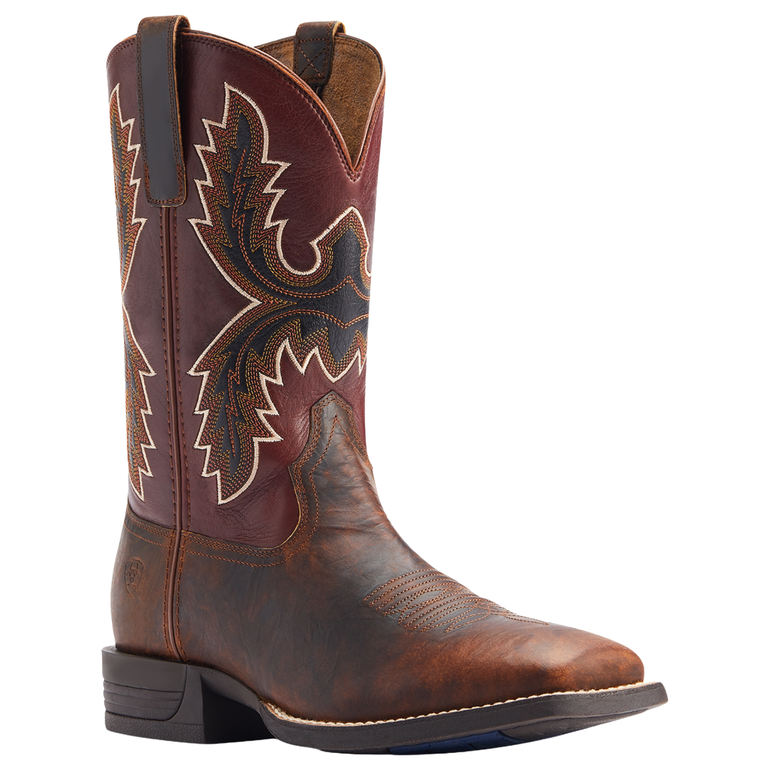 Ariat Men's Pay Window Bartop Brown Square Toe Cowboy Boot 10044574