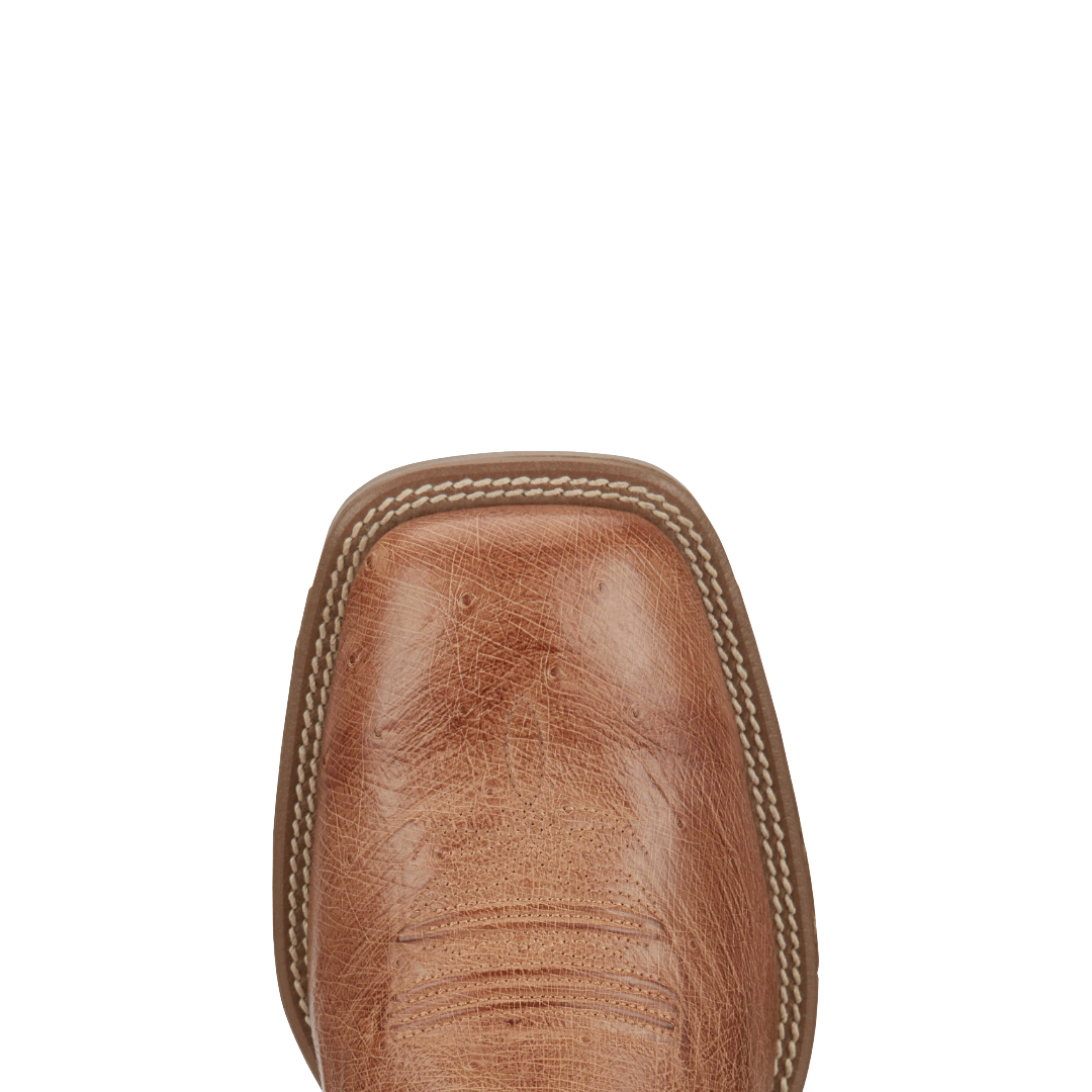 Justin Men's Roswell 11" Smooth Ostrich Square Toe Western Boot UN8750