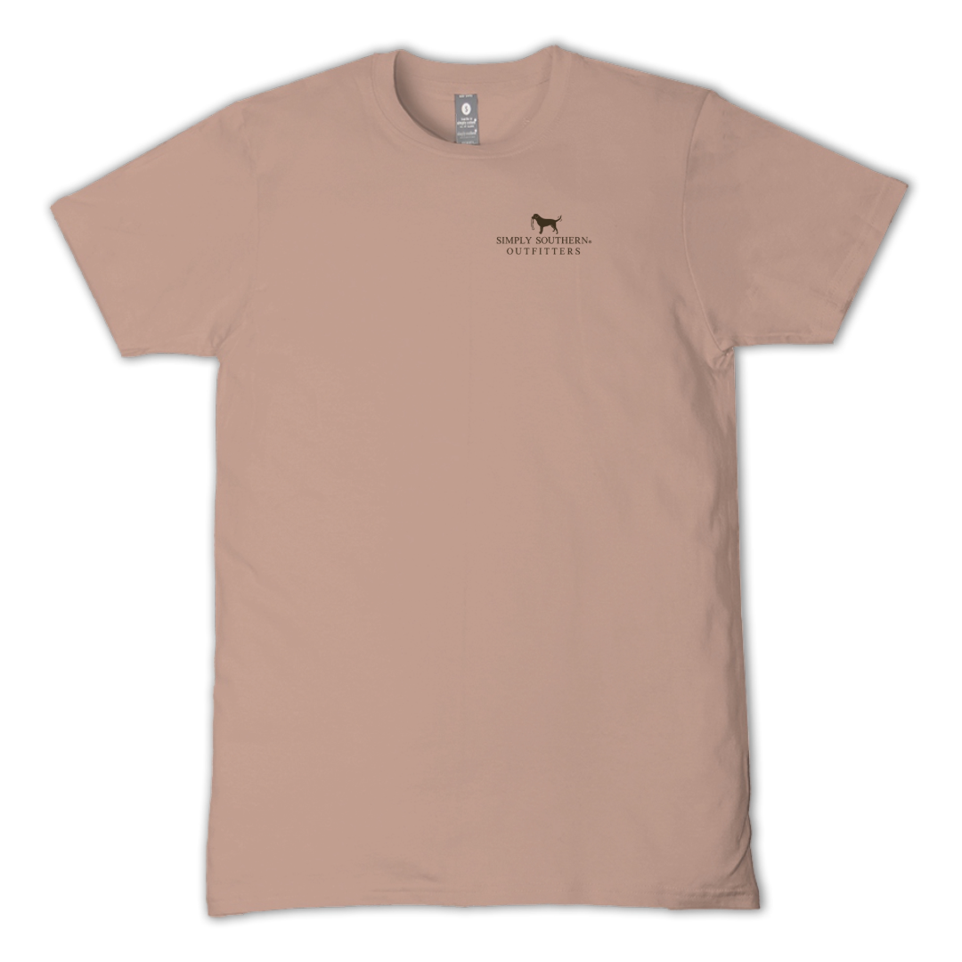 Simply Southern Men's Ole Duck Mahogany T-Shirt MN-SS-OLEDUCK-MAHOGANY