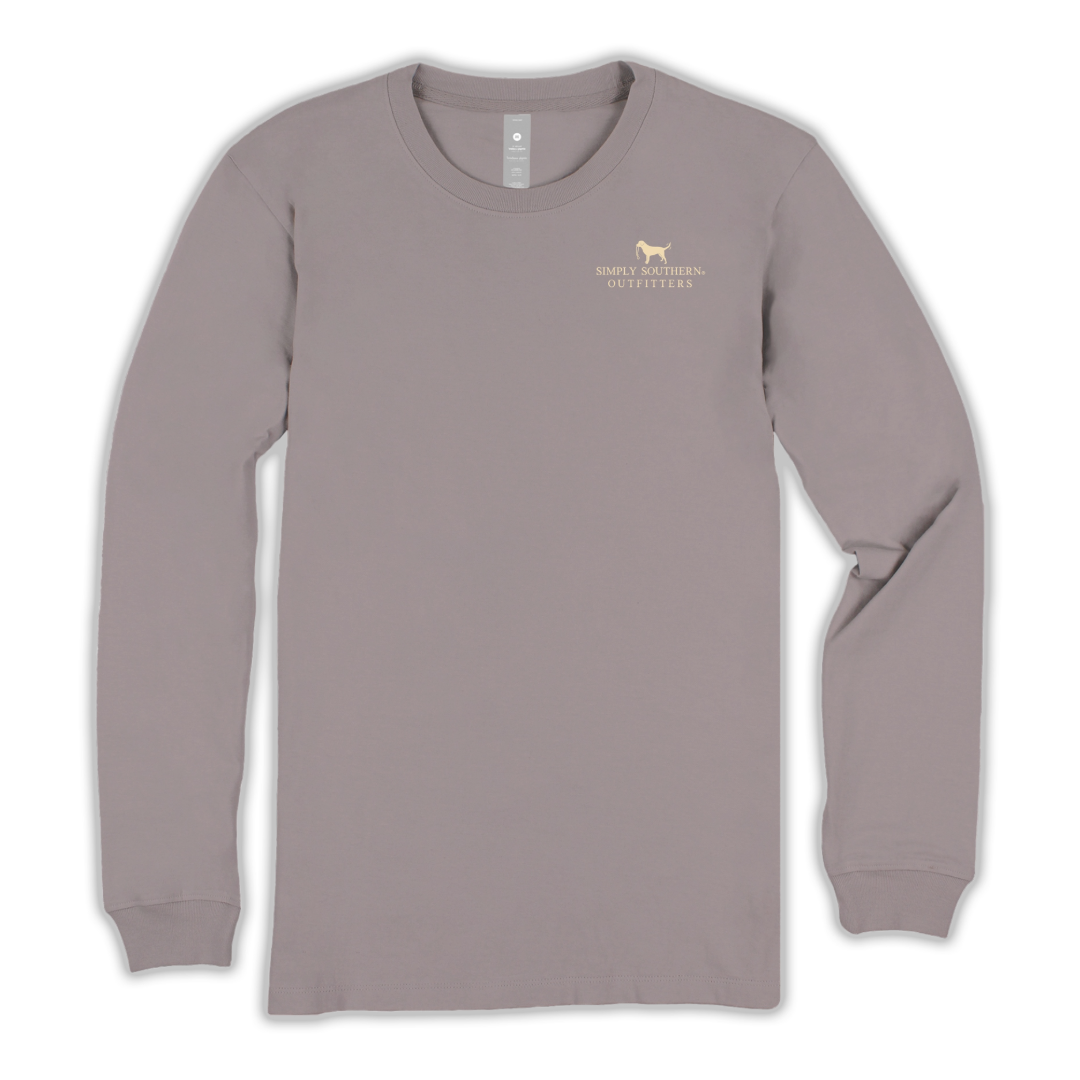 Simply Southern Men's Marsh Duck Driftwood T-Shirt MN-LS-MARSHDUCK-DRFTWD