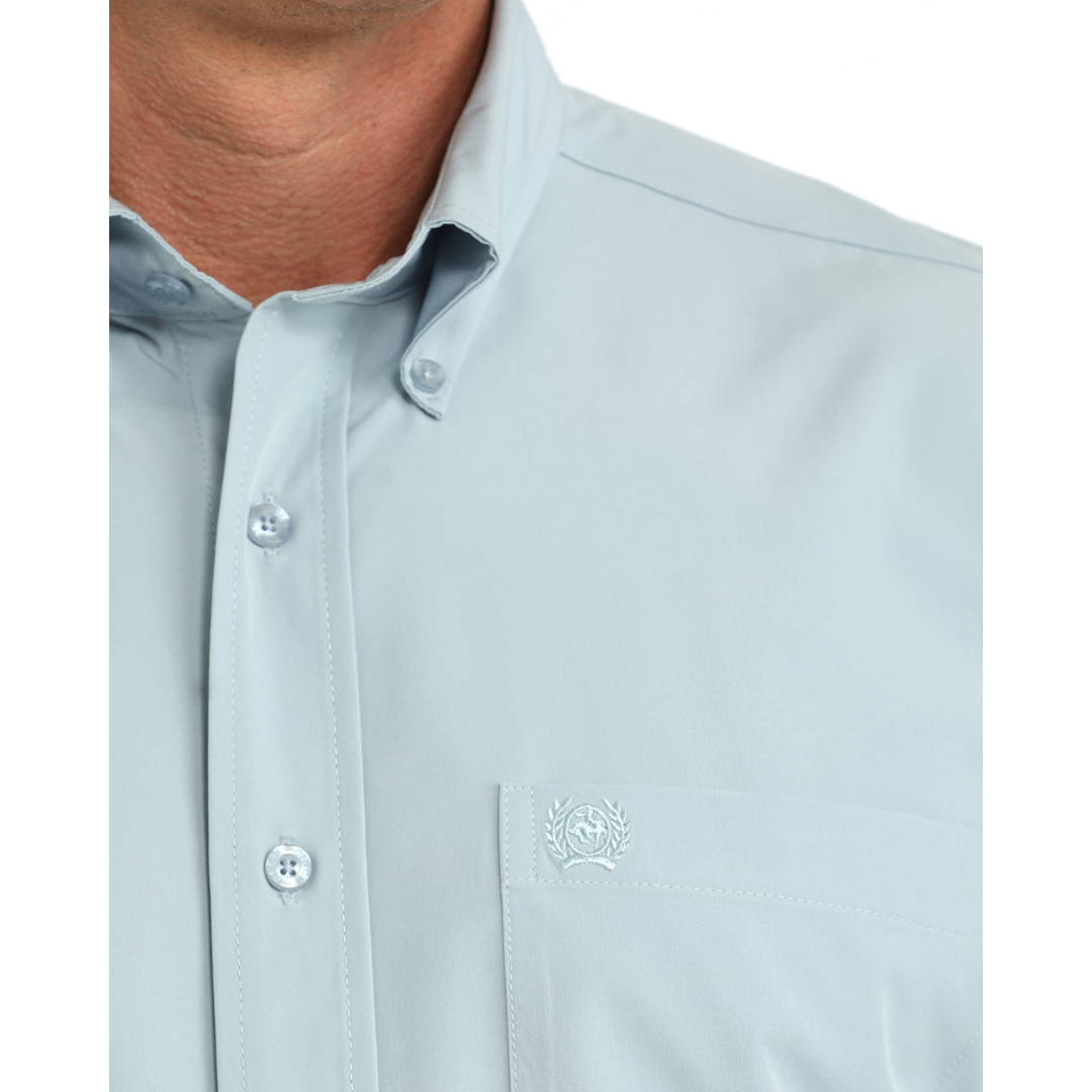 Cinch Men's Arenaflex Light Blue Button Down Shirt MTW1862046