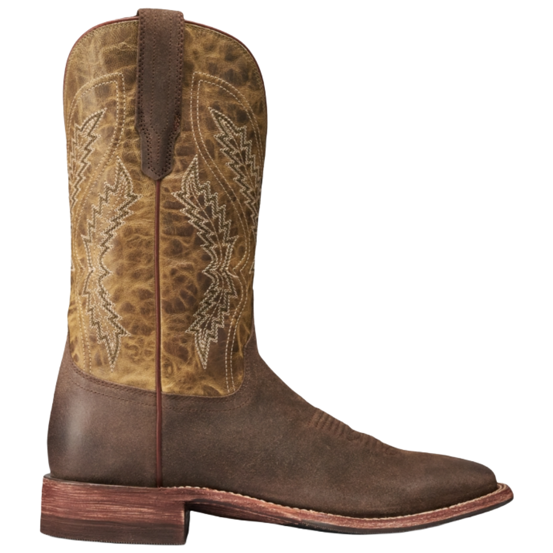 Tecovas Men's The Doc Frontier Moss Suede Leather Western Boot 11229-MOS
