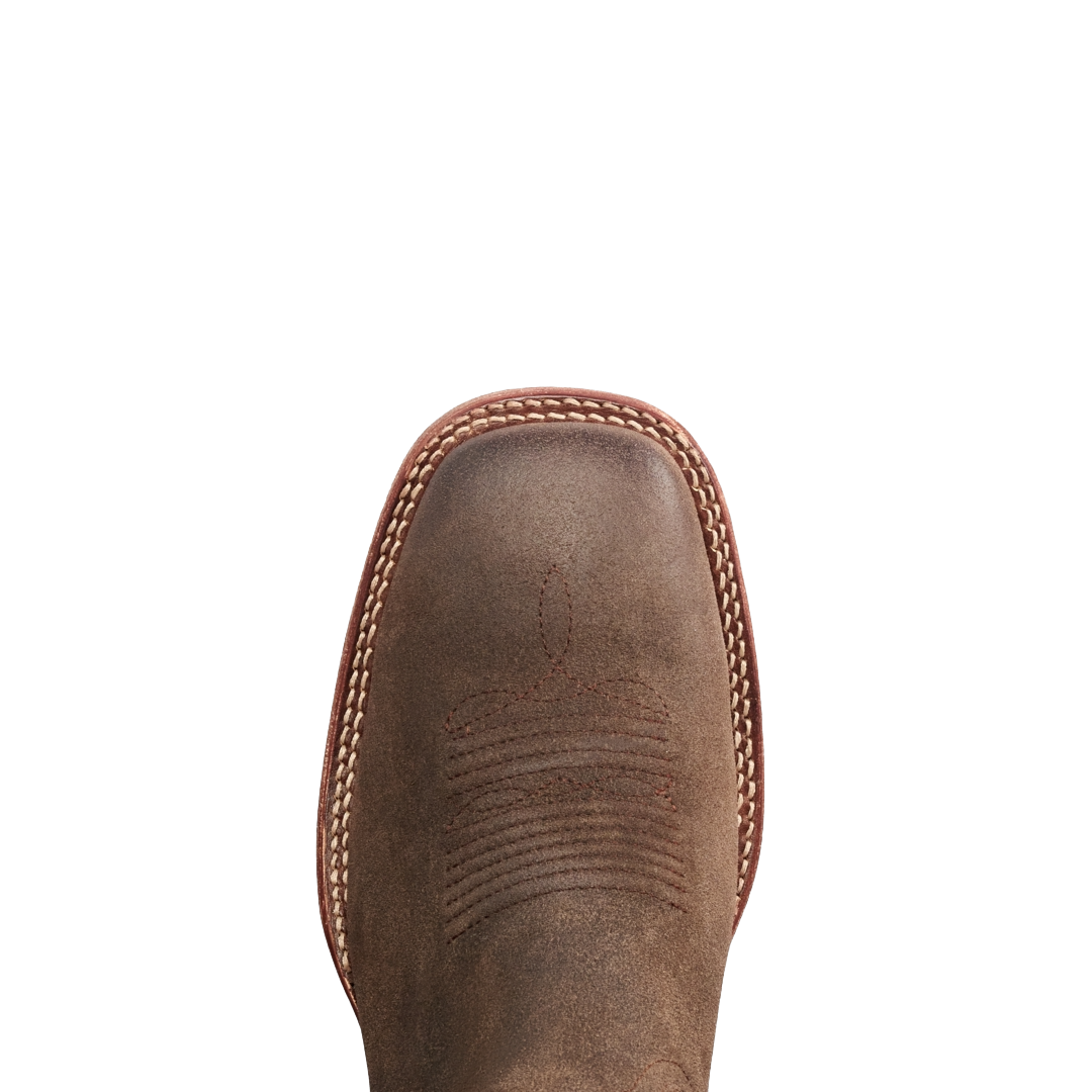 Tecovas Men's The Doc Frontier Moss Suede Leather Western Boot 11229-MOS