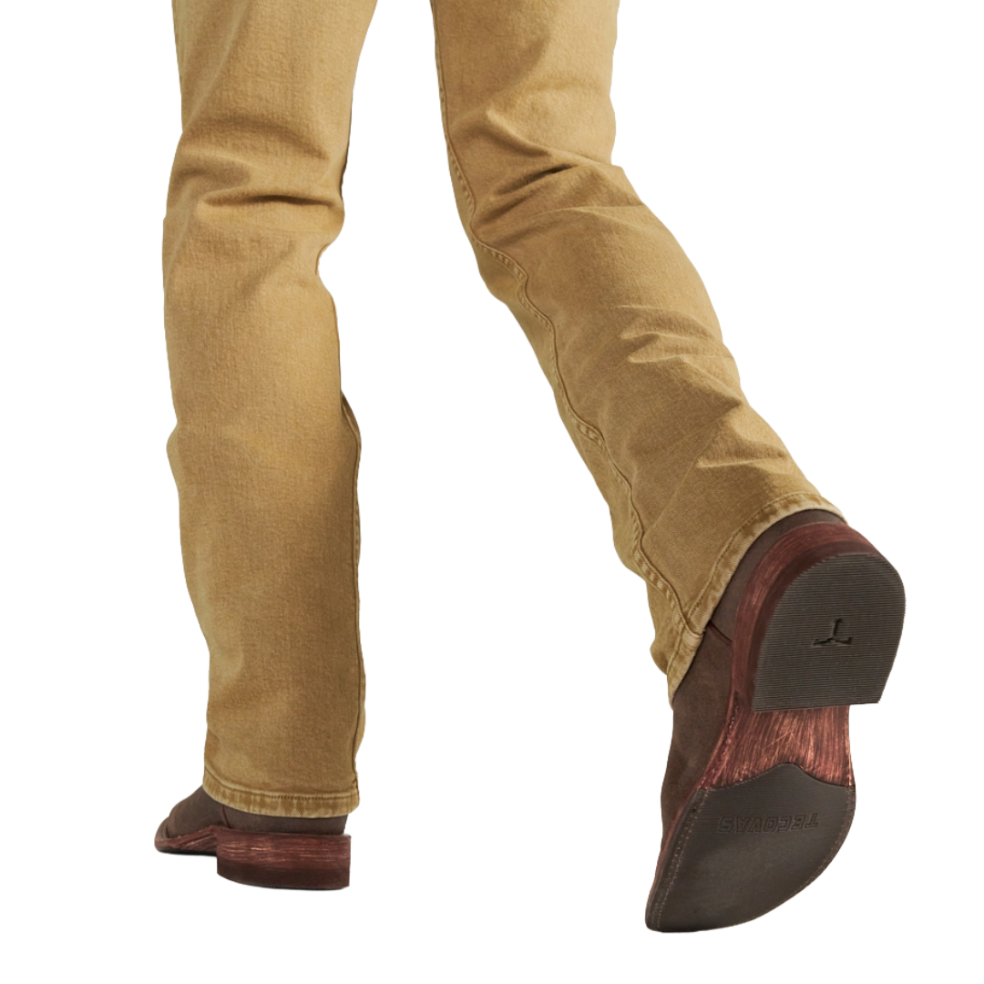 Tecovas Men's The Doc Frontier Moss Suede Leather Western Boot 11229-MOS