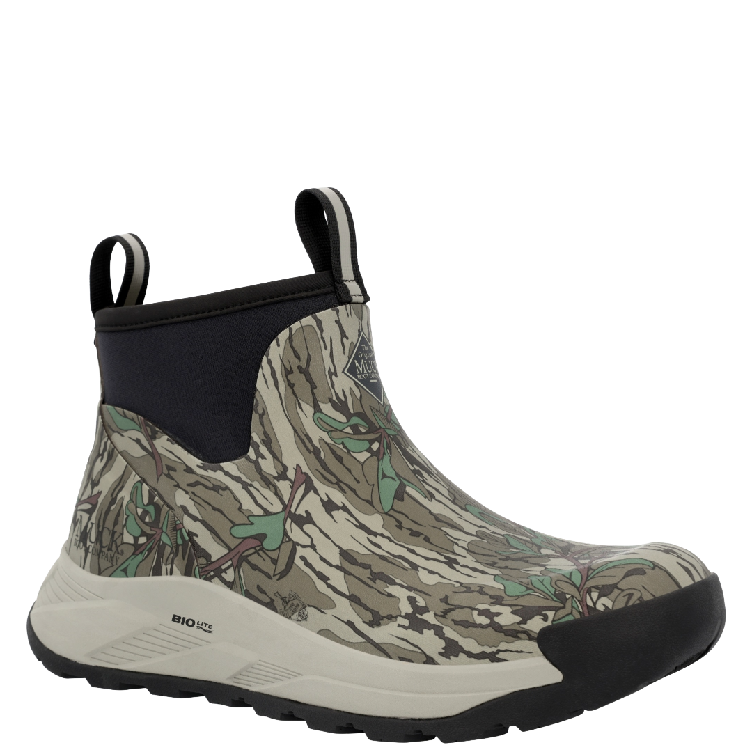 Muck Men's Outmax Mossy Oak Green Leaf Outdoor Ankle Boot MOX6MGL