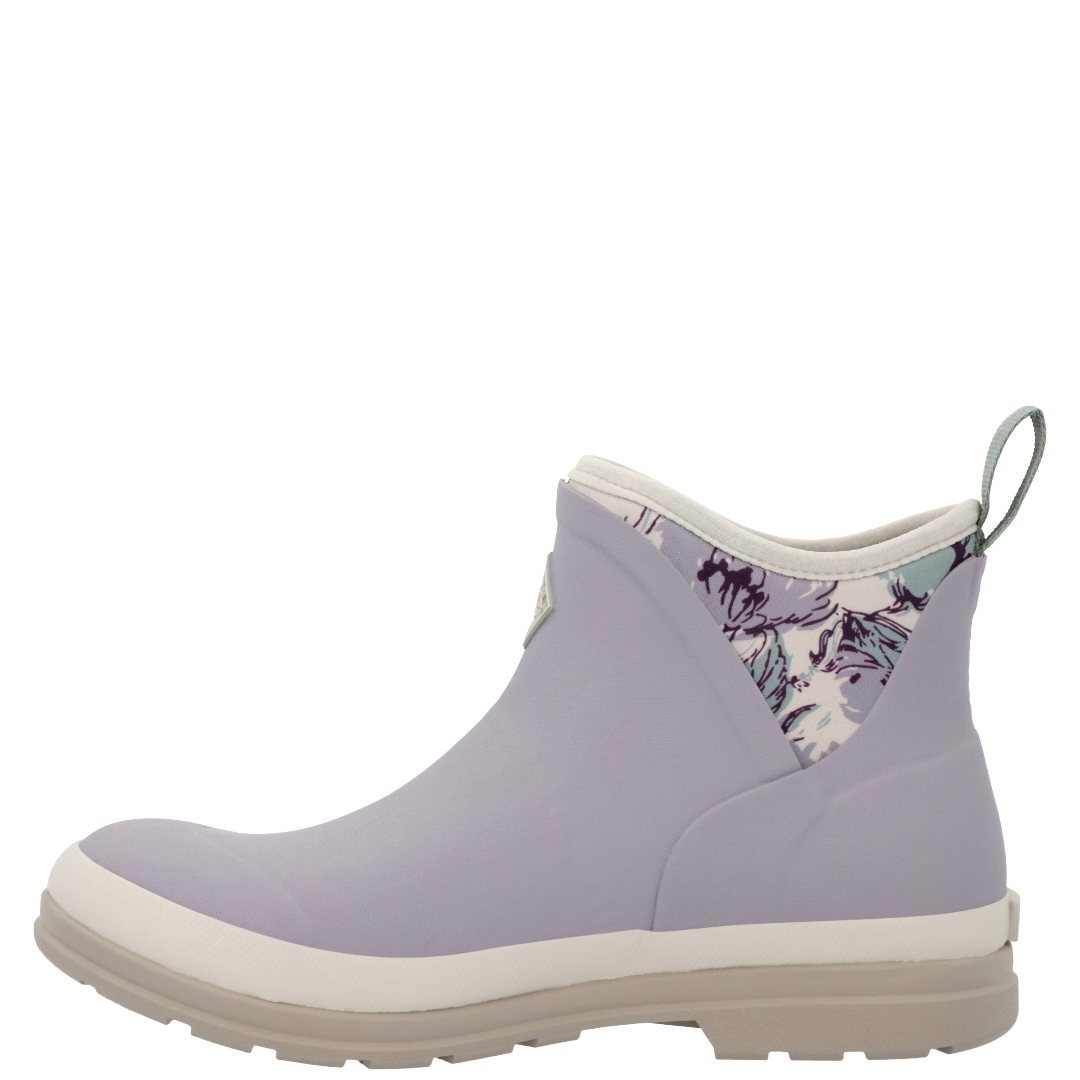 Muck Ladies Originals Purple Floral Outdoor Ankle Boot MOAW500