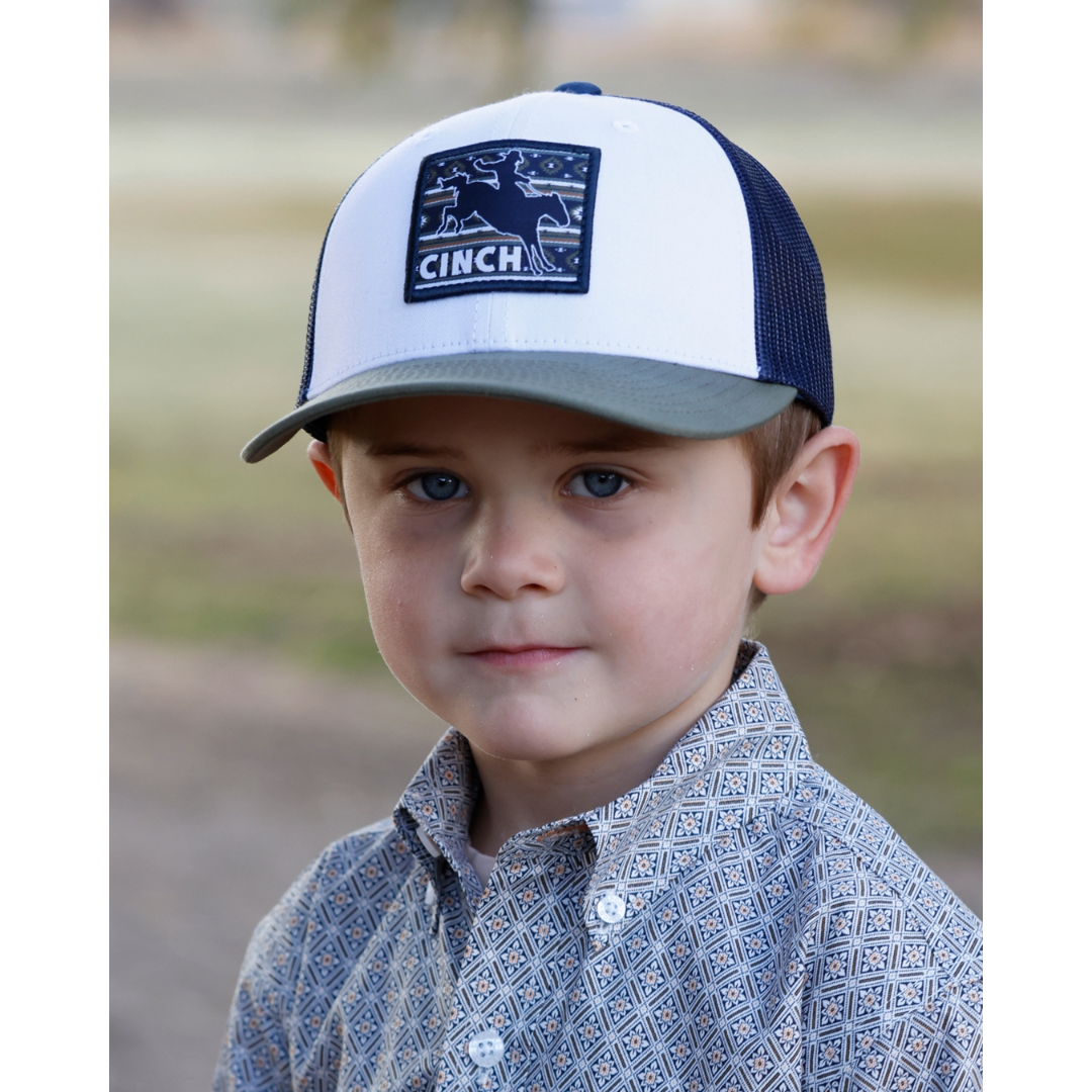 Cinch Youth Boy's Multicolor 6 Panel Trucker Cap MCC0606045