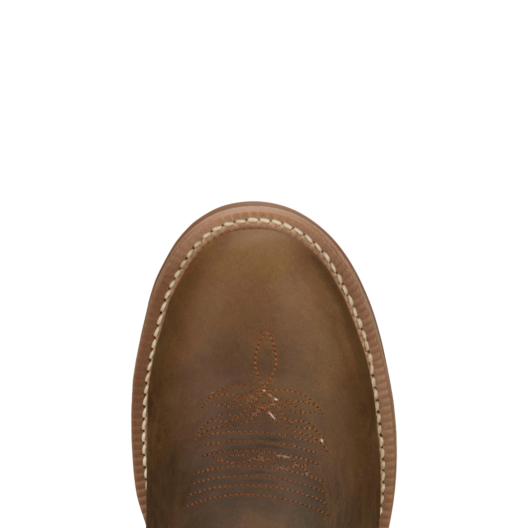 Justin Men's Wild Bill Khaki 11" Wide Round Toe Western Boot FN7351