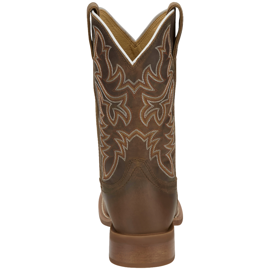 Justin Men's Wild Bill Khaki 11" Wide Round Toe Western Boot FN7351